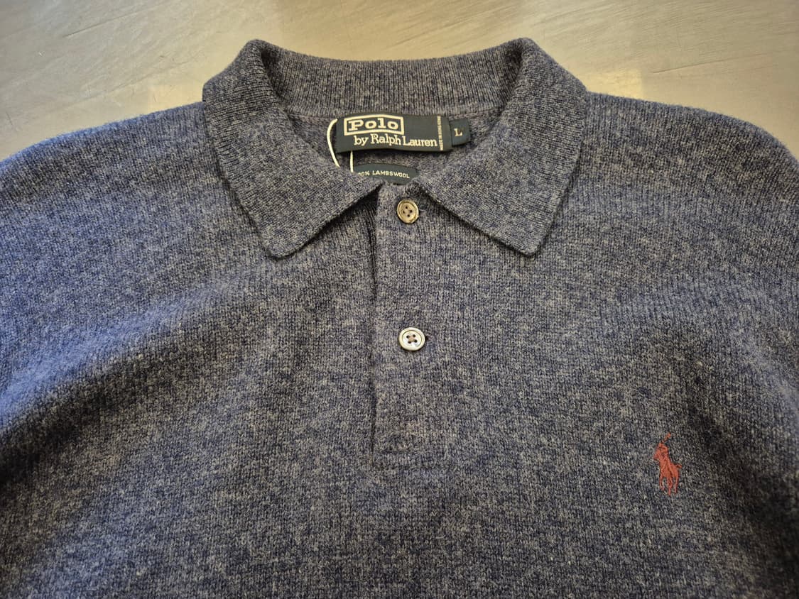 00s 폴로랄프로렌 램스울 카라 니트 상품이미지3