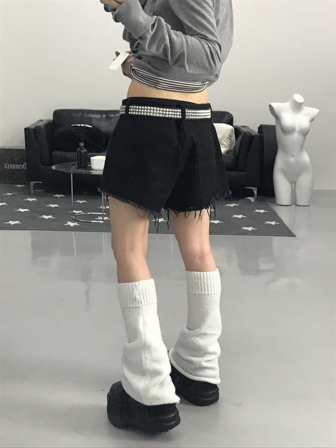 Gu Black Cotton Shorts 상품이미지3