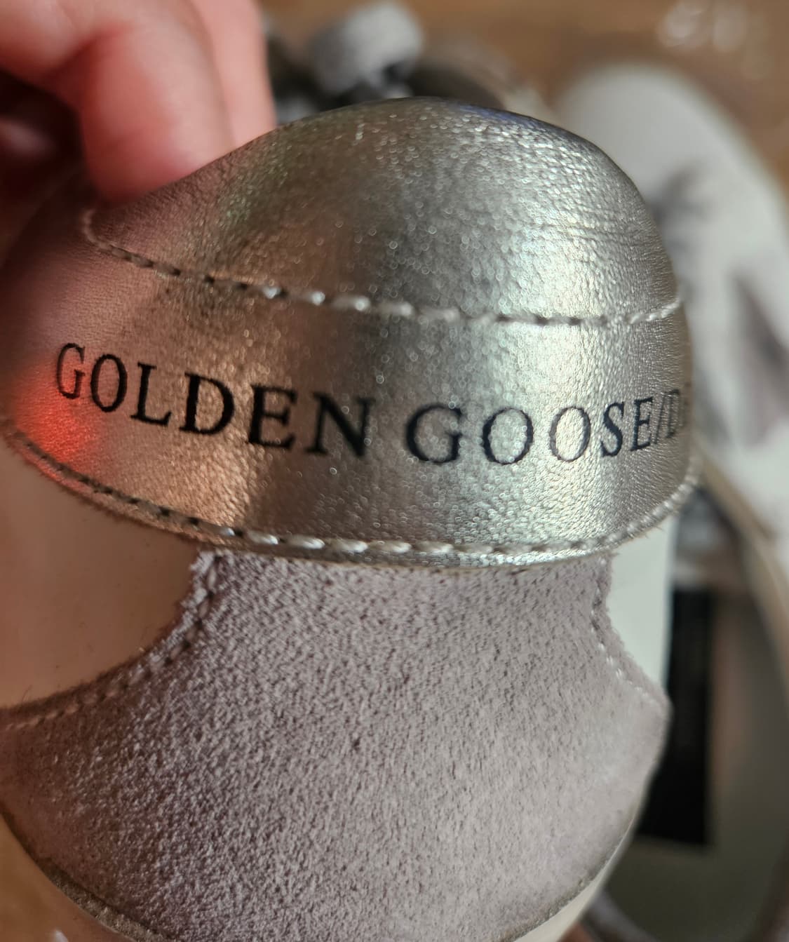 3회 착용) 골든구스 화이트 실버탭 스니커즈 상품이미지7