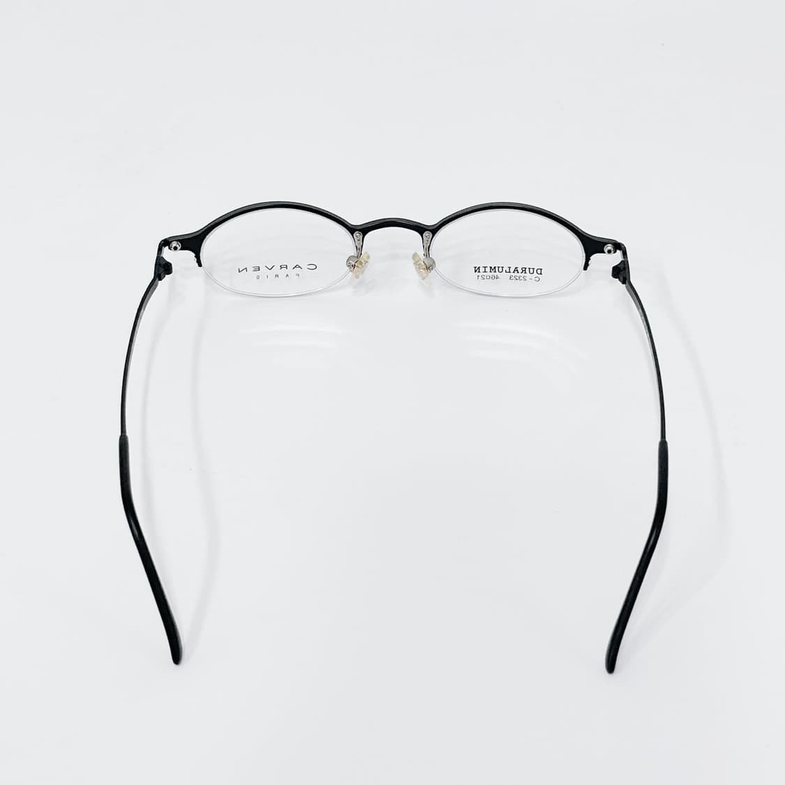 키지클럽 CARVEN 블랙 반무테 데드스탁 빈티지안경 상품이미지4