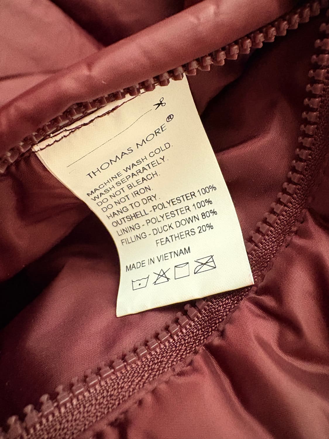 토마스모어 필버그 다운 패딩 베스트 조끼 상품이미지4