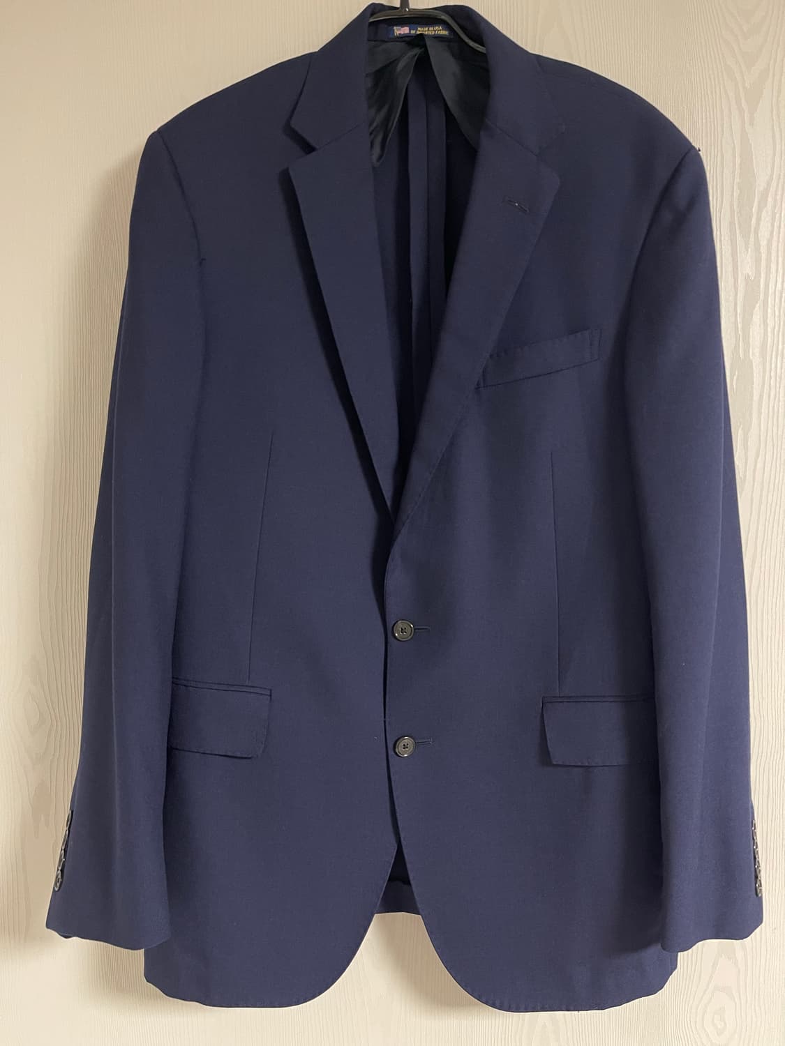 폴로 랄프로렌 USA Made 네이비 울 블레이저 40R(100) 상품이미지1