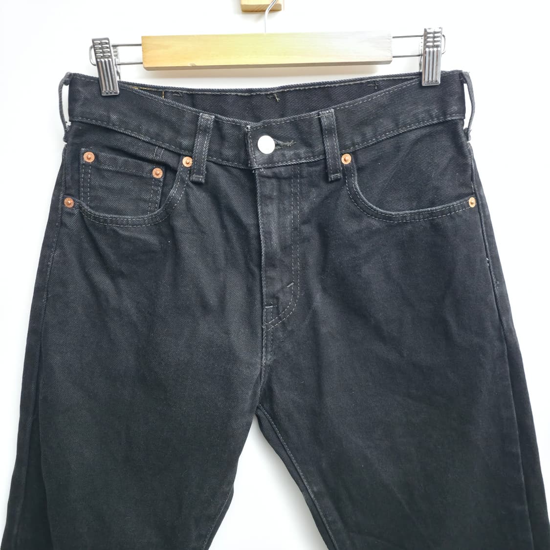 [30/30] 리바이스 517 부츠컷 블랙 데님 팬츠 상품이미지2