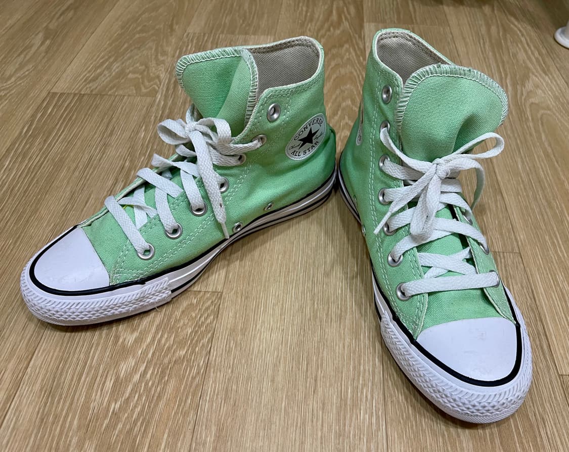 Converse 컨버스 척테일러 올스타 하이 - 파스텔 민트/235 상품이미지1