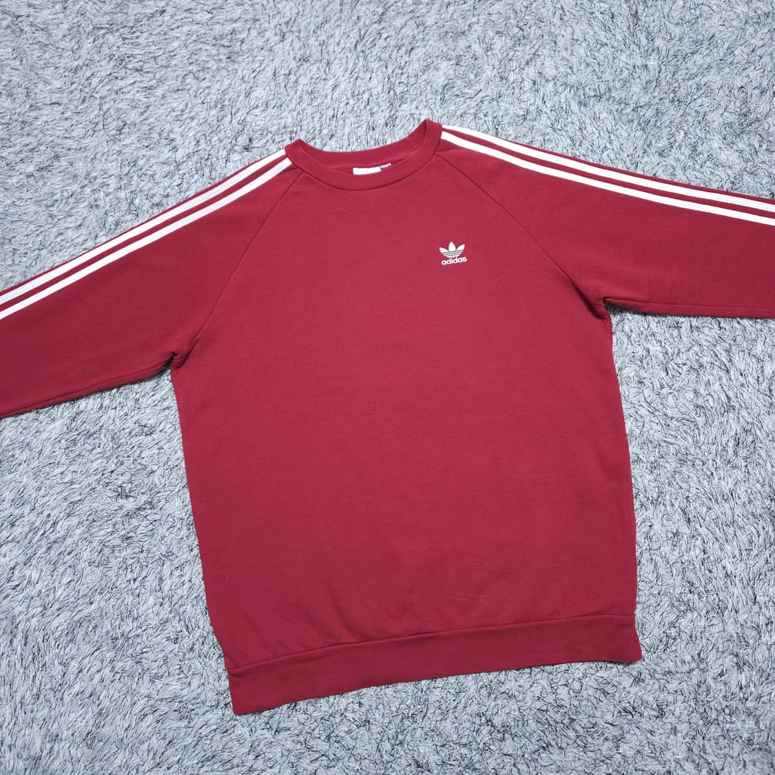 아디다스) 2XL 남자 3s 크루 기모맨투맨티 / 왕눈이샵 상품이미지2