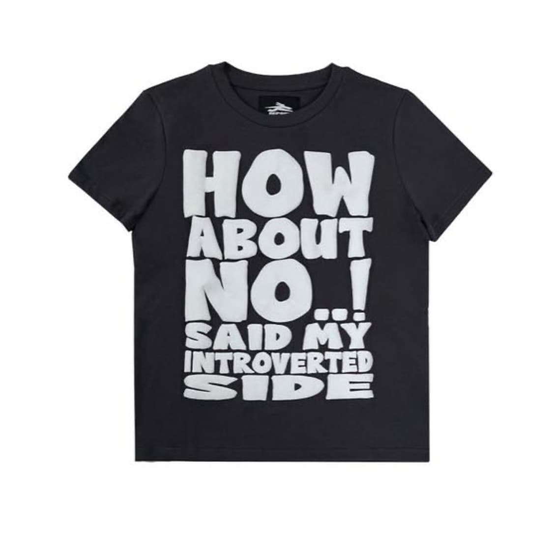 제노리포트 반팔 HOW ABOUT NO TEE (CHARCOAL) 상품이미지1