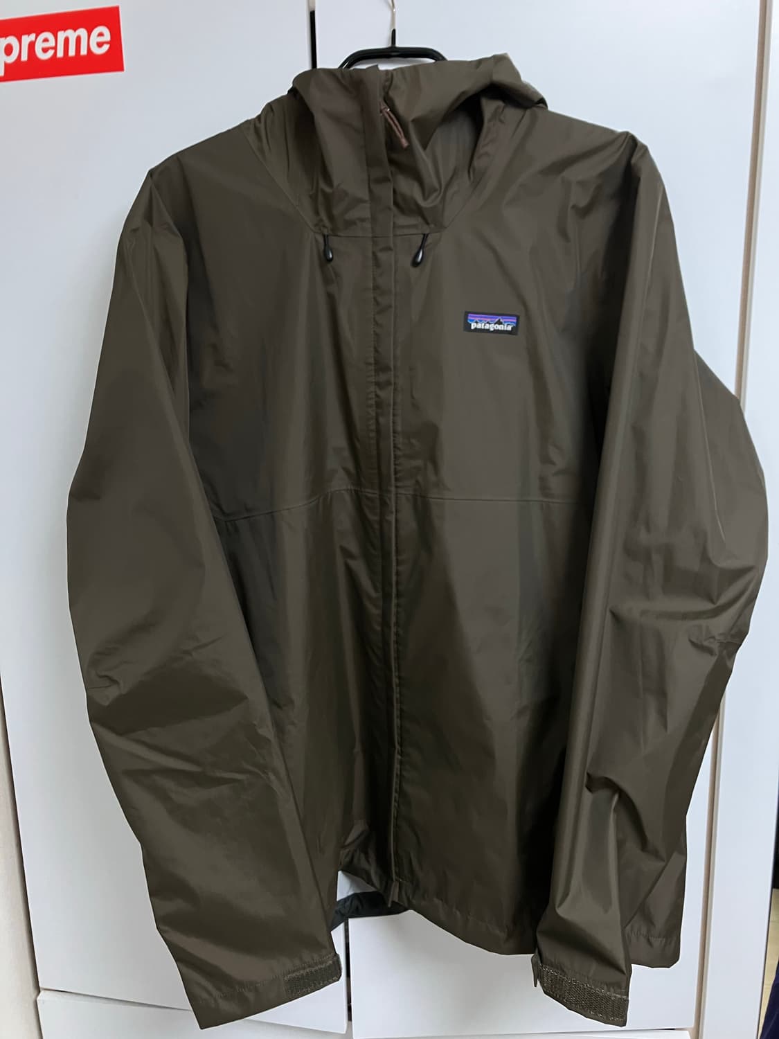 (XL)파타고니아 토렌트쉘 3L 레인자켓 브라운 상품이미지1