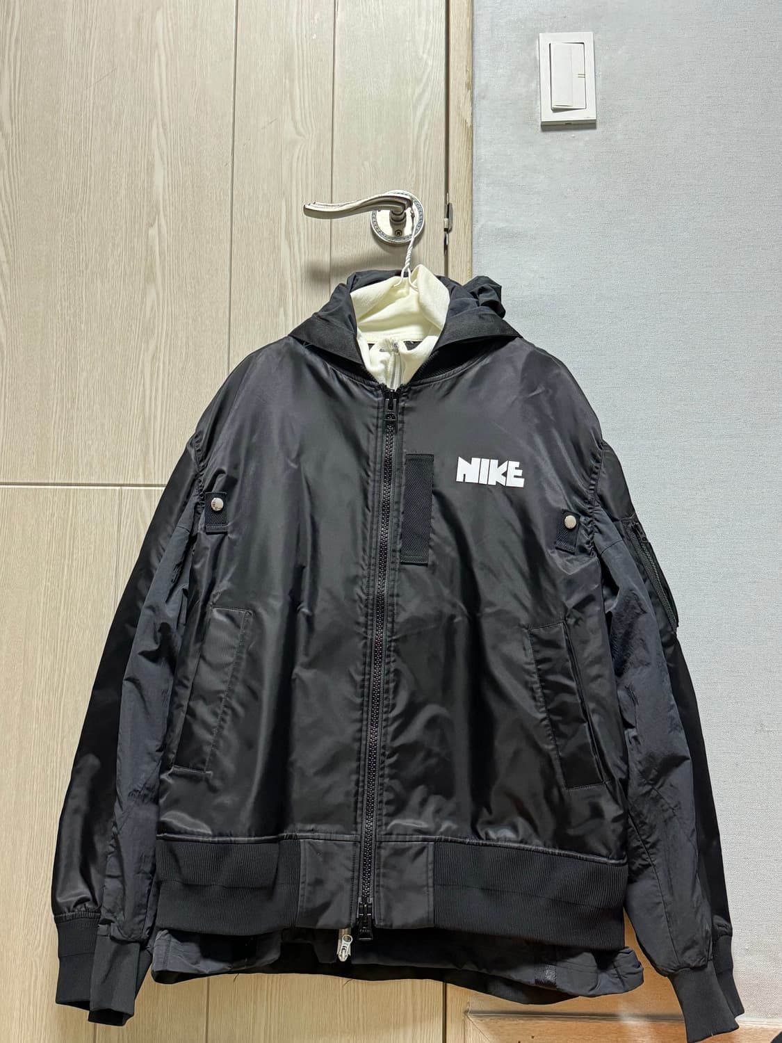 나이키x사카이 NRG 봄버 레이어드 자켓  상품이미지1