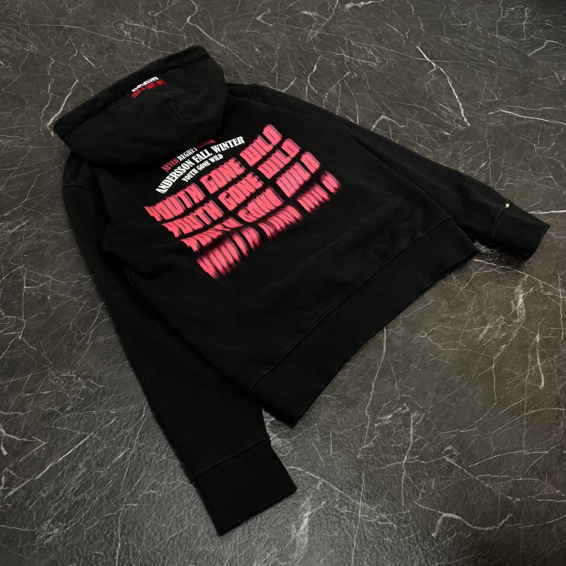 L 앤더슨벨 백로고 후드 상품이미지1