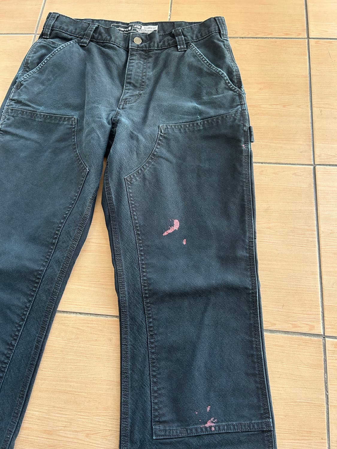 칼하트 더블니 블랙 32in 상품이미지2