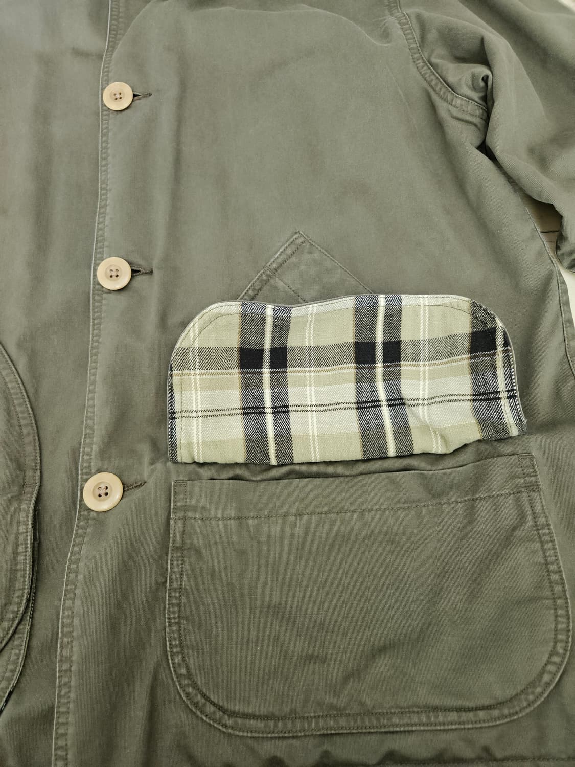 (L3)카키스khakis 반자켓 washed barn jacket 상품이미지7