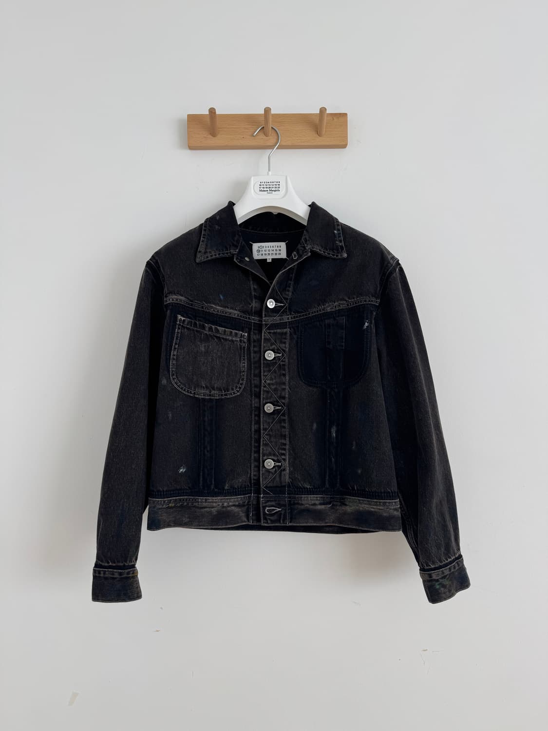 메종 마르지엘라 페인팅 데님 자켓 상품이미지1