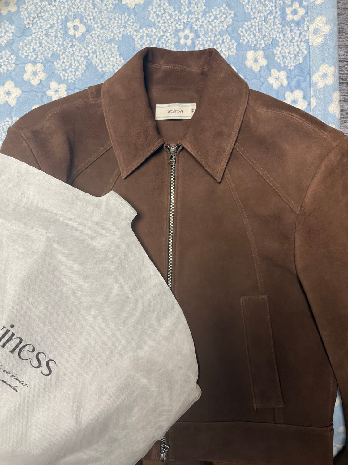 웨이비니스 고트 스웨이드 자켓 2사이즈 상품이미지1