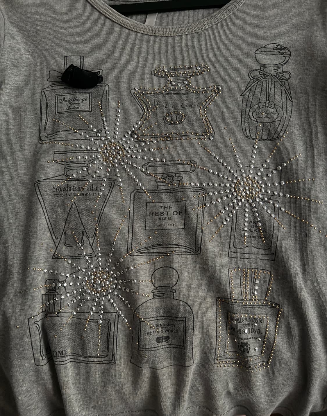 y2k 갸루 키치 러블리 반팔 상품이미지2