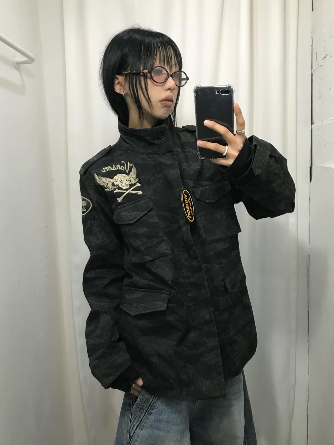 밴슨 M65 하이넥 카모패턴 자수패치 자켓 ( 새상품 )  상품이미지8