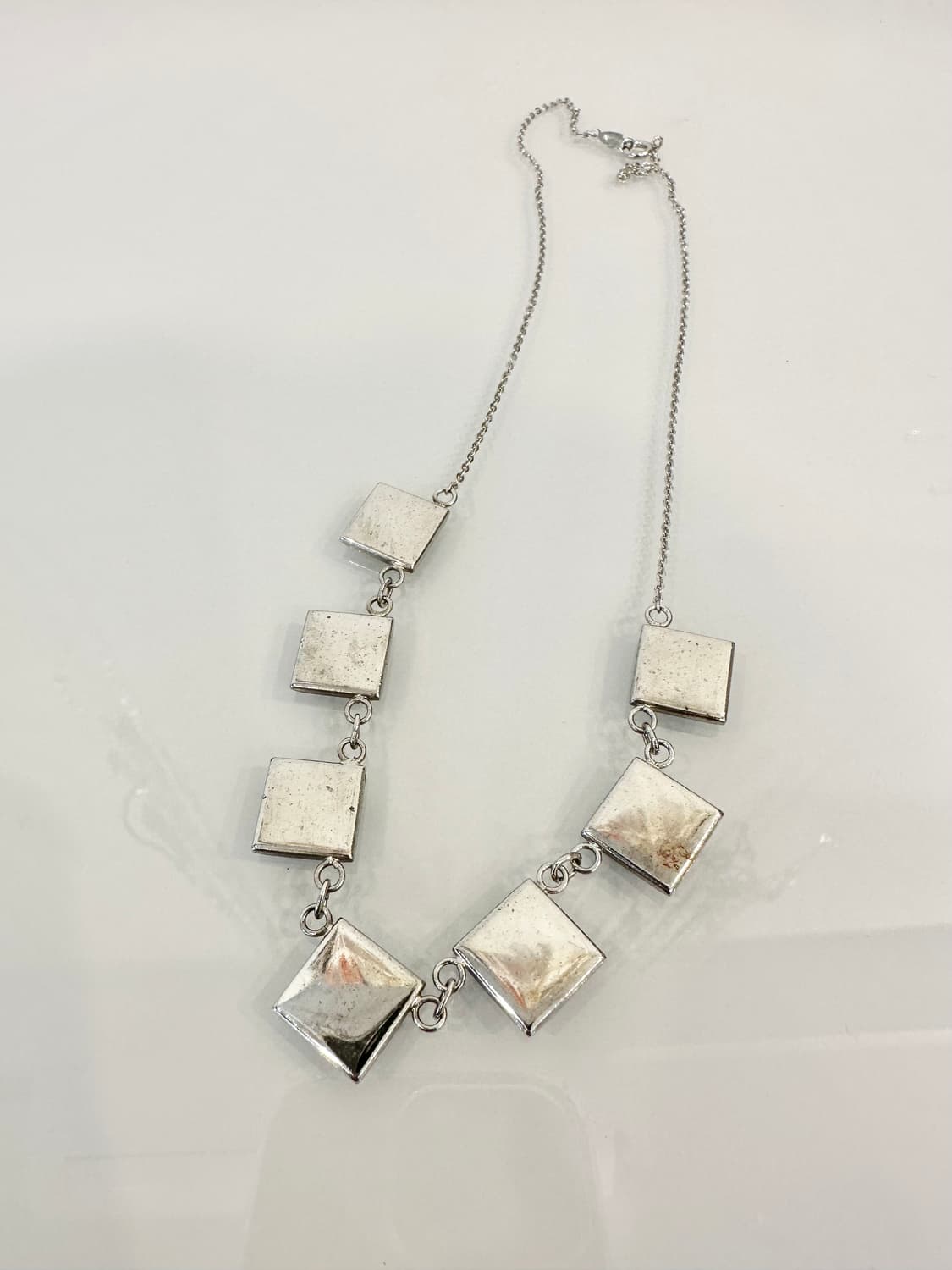 20" Digital Camo Rope Titanium Sport Necklace Orange Black