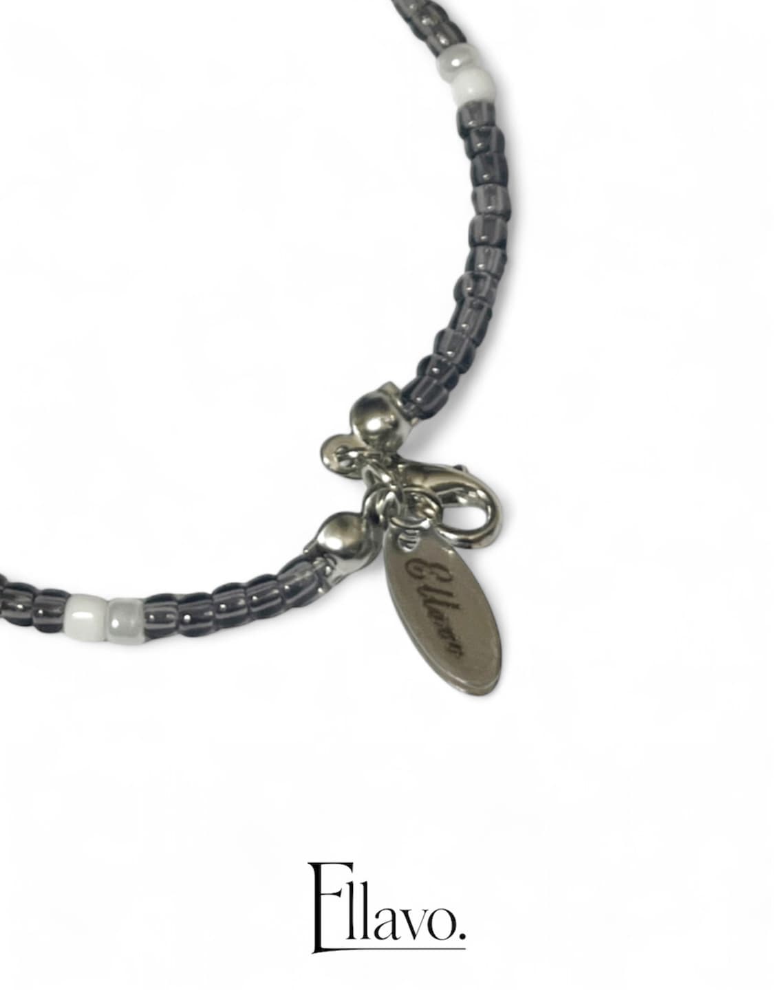 Ellavo dark glass bead bracelet 상품이미지2