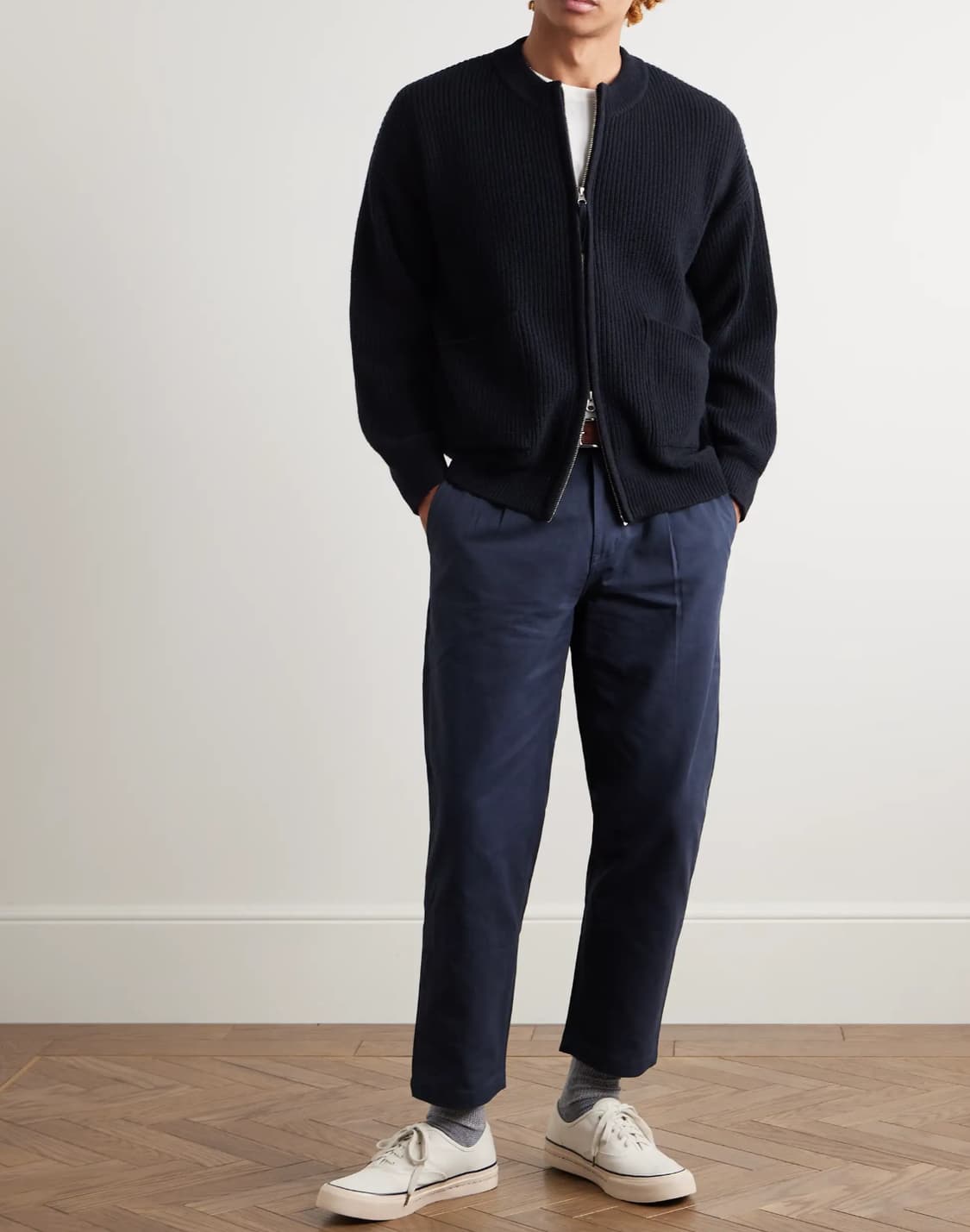 프리즘웍스 울덱 집업 가디건 상품이미지4