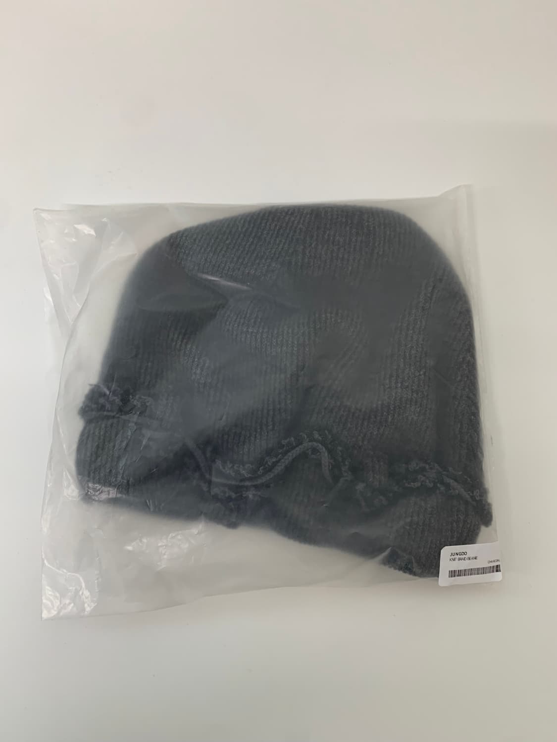 KNIT BRAID BEANIE . CHARCOAL 상품이미지6