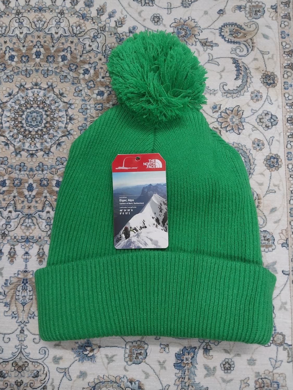 (새상품) 노스페이스 평창 올림픽 그린 비니 상품이미지2