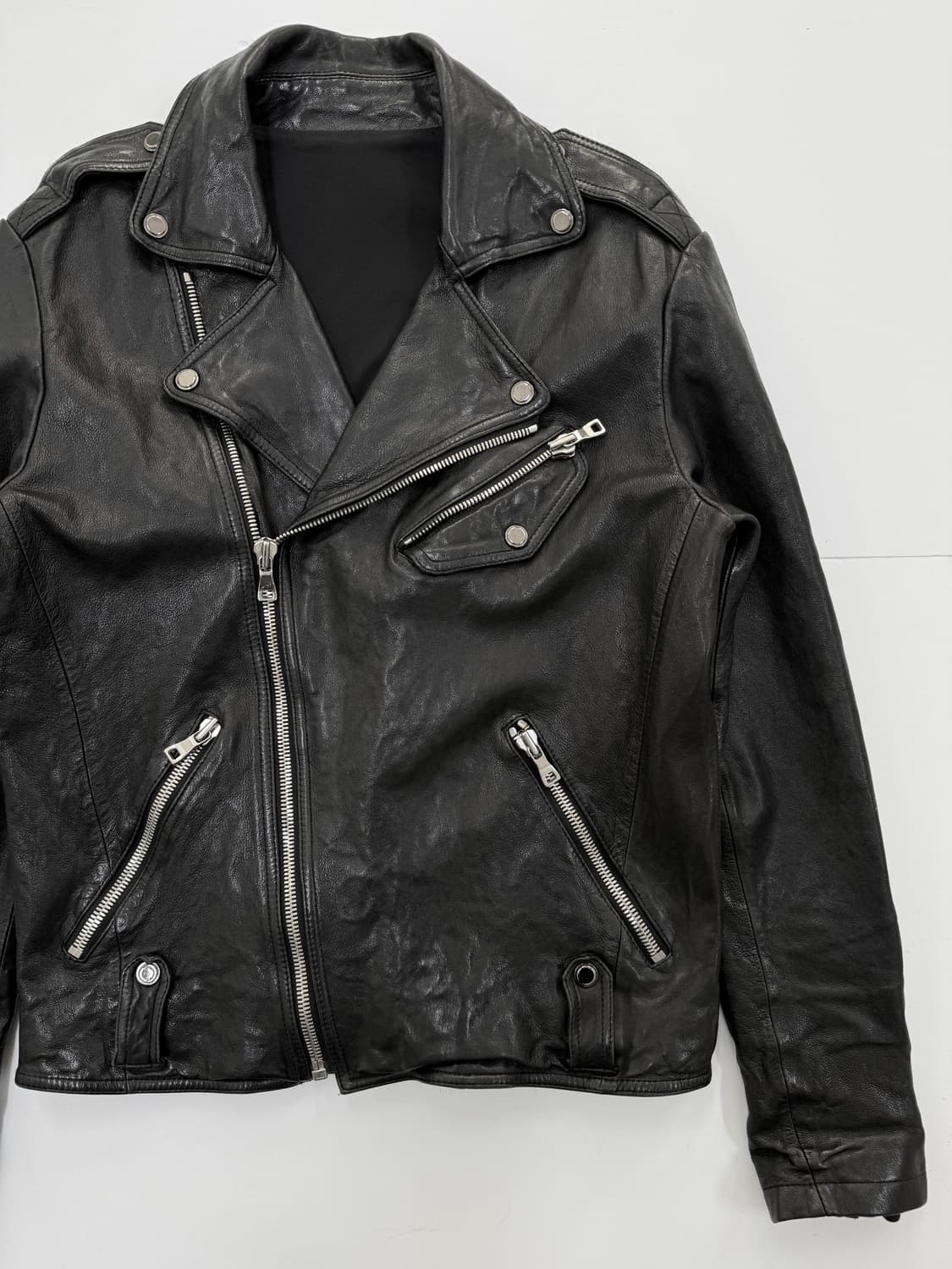 양가죽 라이더 자켓 상품이미지2