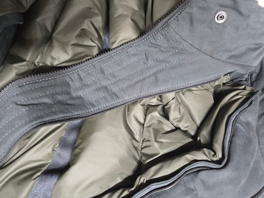 ANDZ 엔드지 덕다운 양모넥 탈착0 패딩100 차콜그레이 상품이미지5