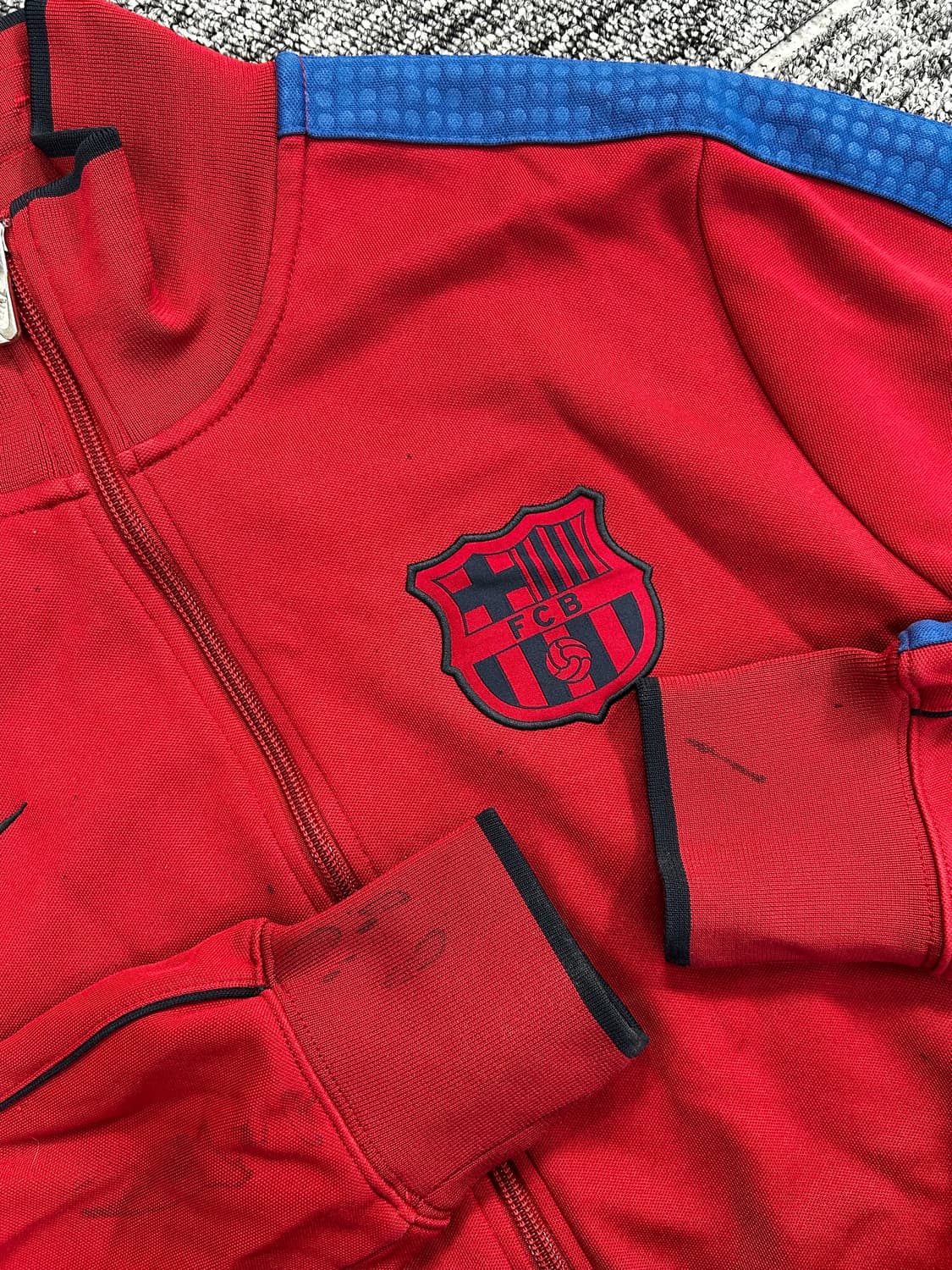 나이키 바르셀로나 레드 트랙탑 져지 L 상품이미지6