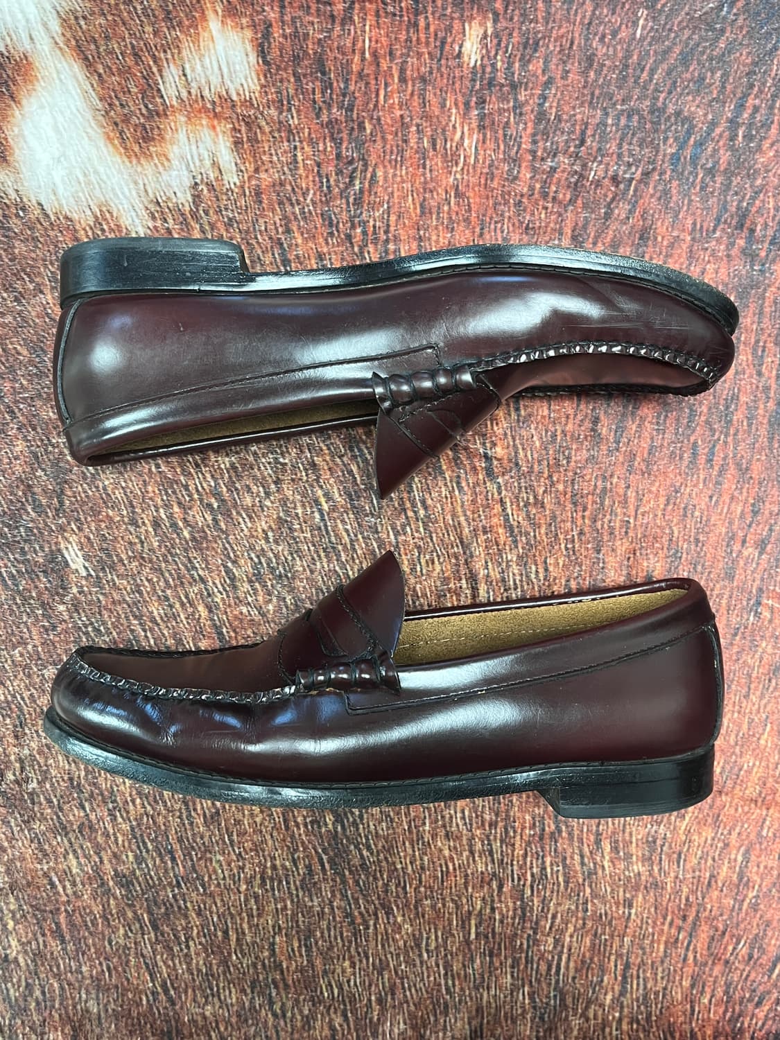 [270] G.H.BASS 바스 larson 페니 로퍼 버건디 상품이미지2