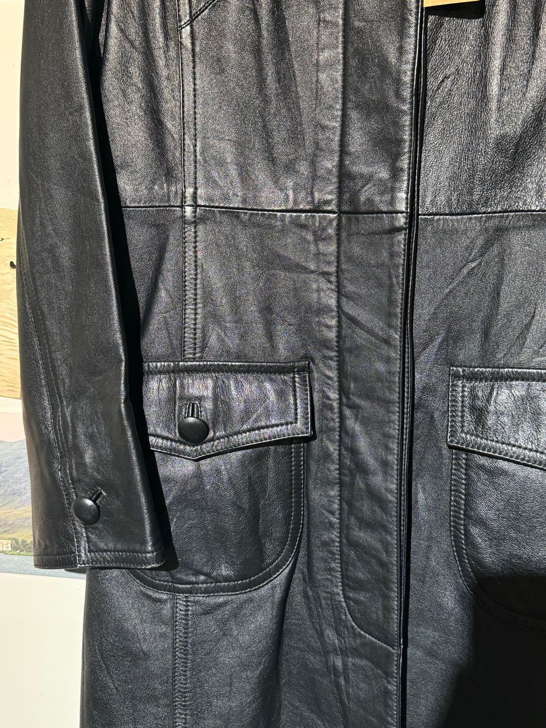 양가죽 롱코트 상품이미지4