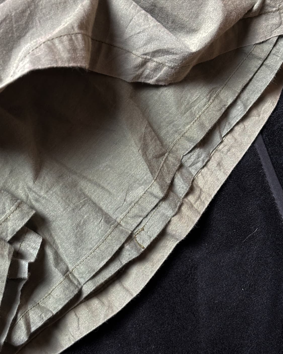 일본빈티지 YARRA  카키 롱스커트 상품이미지4