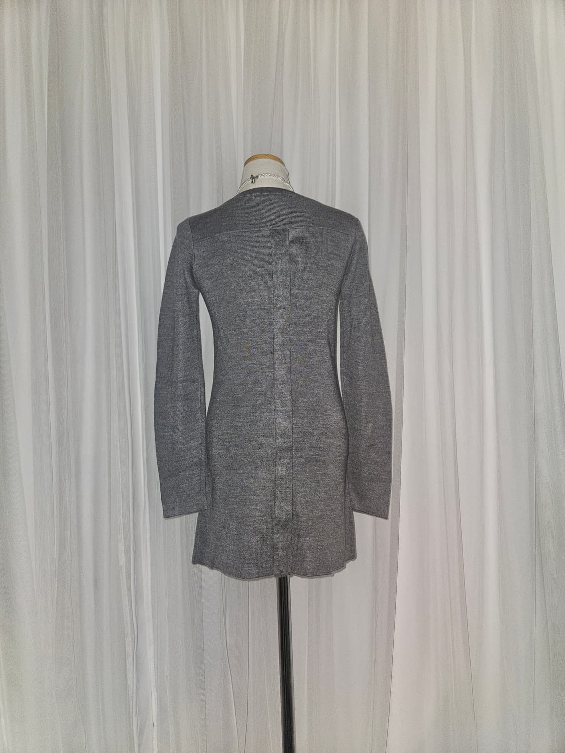 le souk 빈티지 히메 그레이 슬림핏 가디건 원피스 상품이미지2