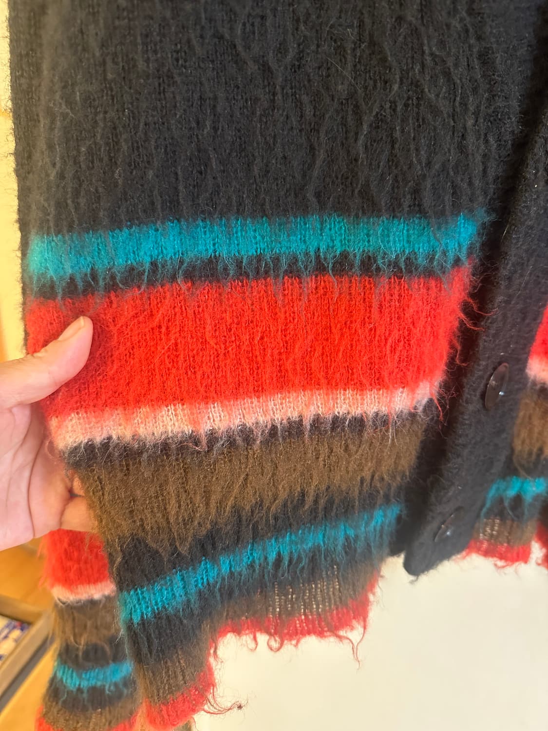 에드워드커밍 스트라이프 모헤어 가디건 (2size) 상품이미지2