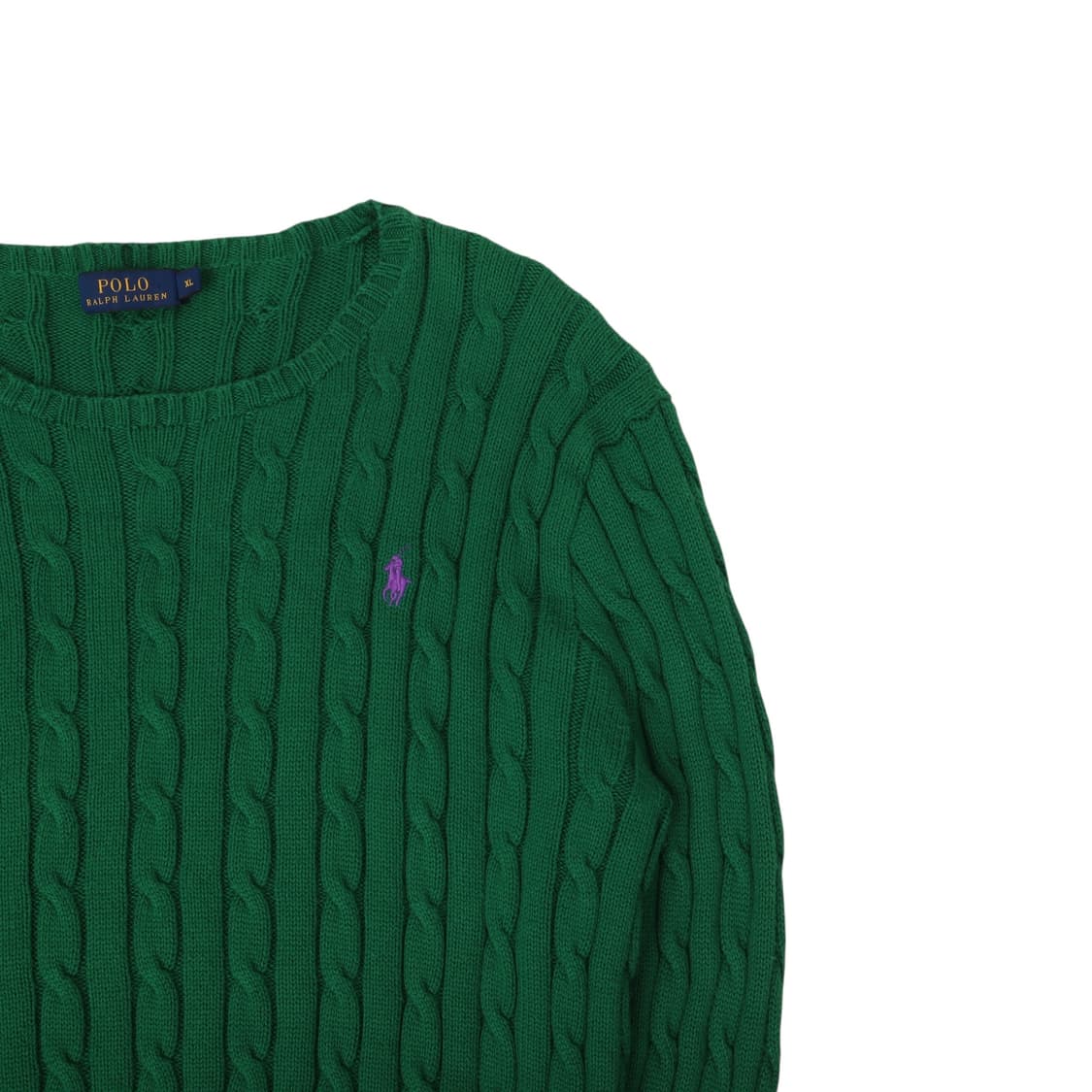폴로 랄프로렌 딥그린 케이블 니트 상품이미지3