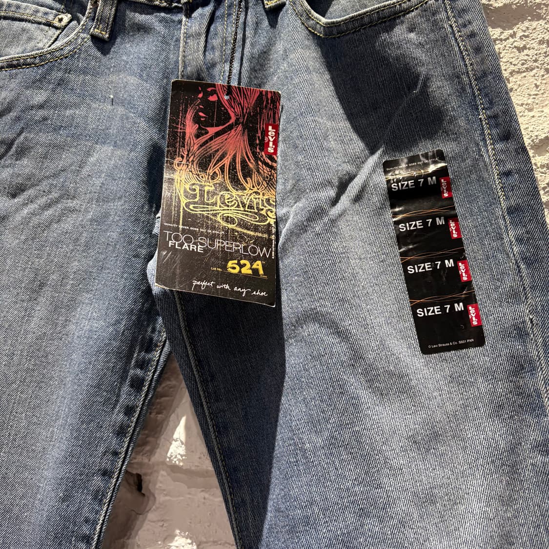 리바이스 데드스탁 524 부츠컷 데님팬츠 슈퍼로우 상품이미지3