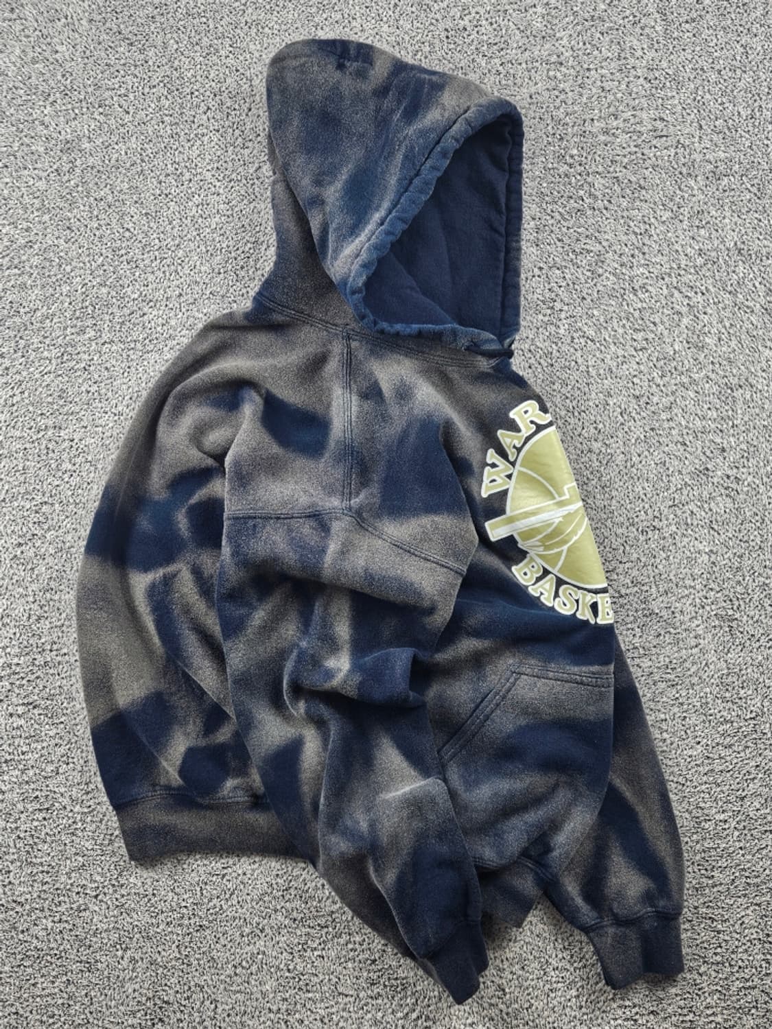 GILDAN 다잉 워시드 커스텀 후드 티셔츠 ( M ) / 10673 상품이미지4