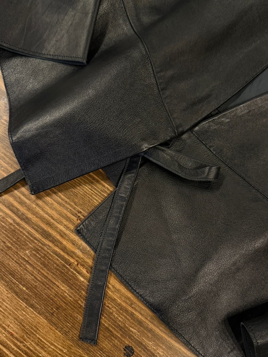 TSE 캐시미어 램스킨 레더 자켓 55 상품이미지8