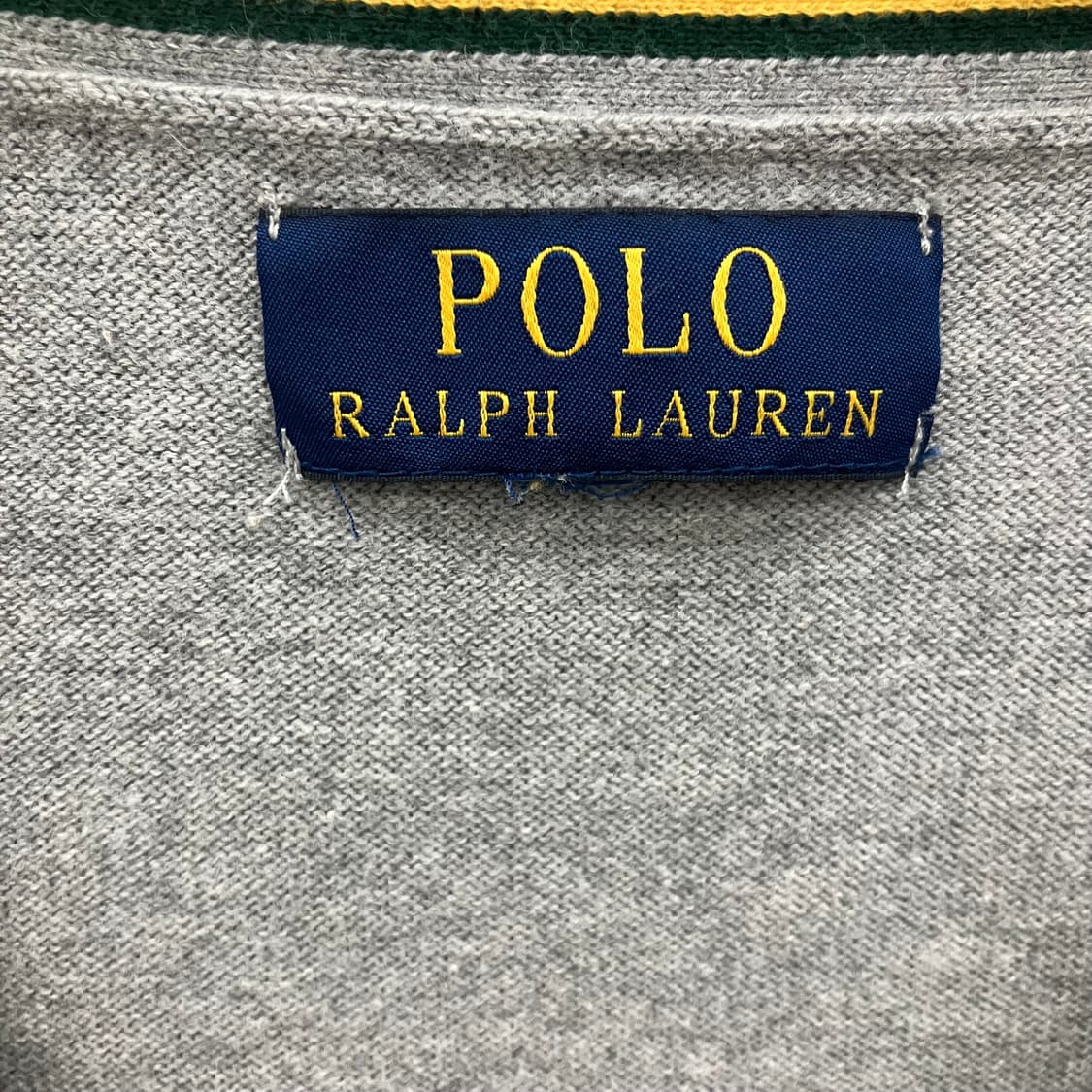 폴로 랄프로렌 그레이 V넥 가디건 상품이미지3