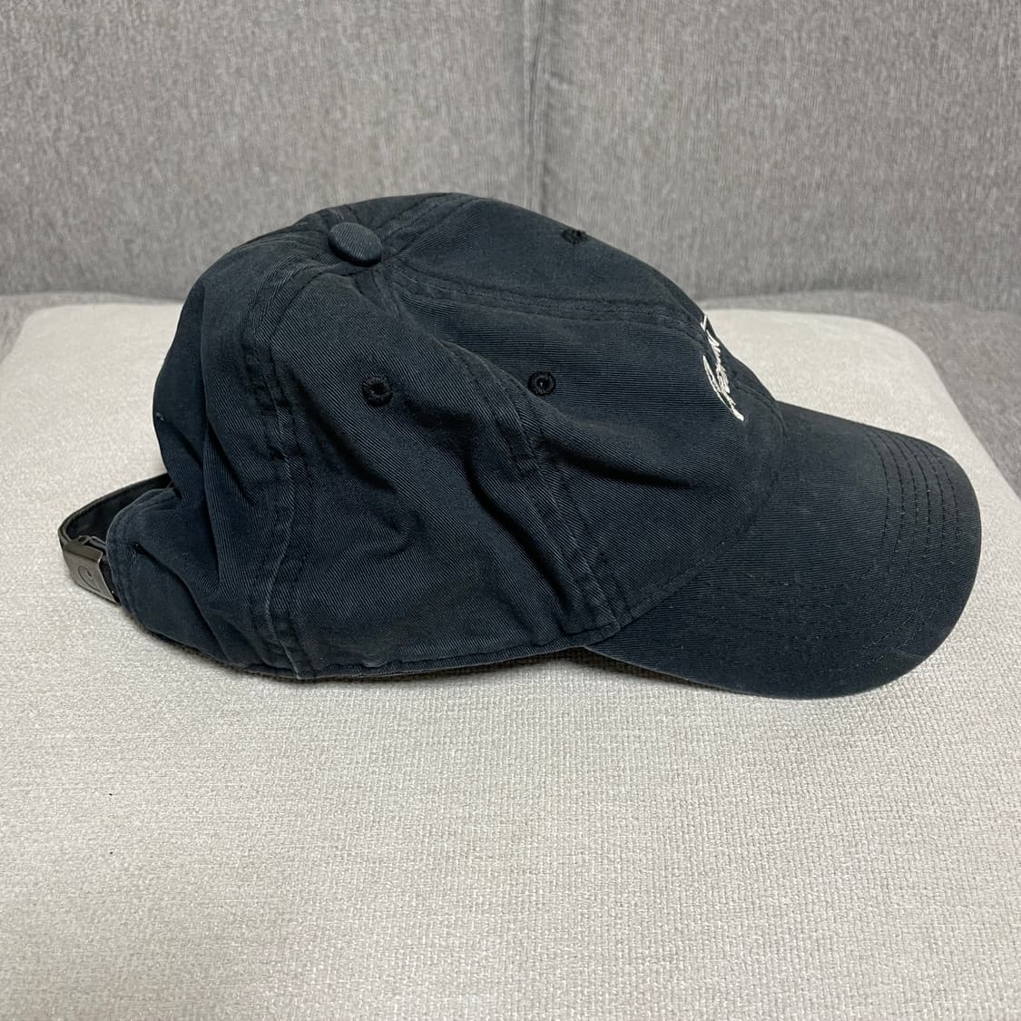 칼하트 이니셜 볼캡(블랙) 상품이미지2