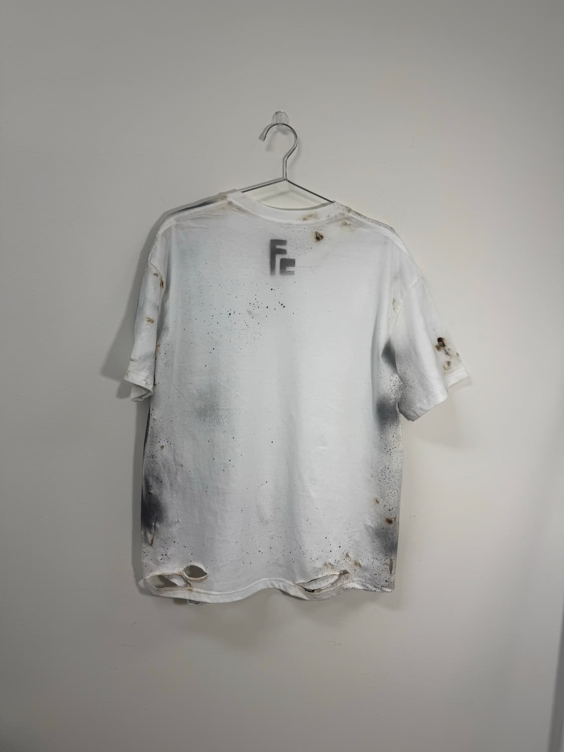 FE 말보로 빈티지 레트로 그릴드워싱 데미지 반팔 상품이미지3