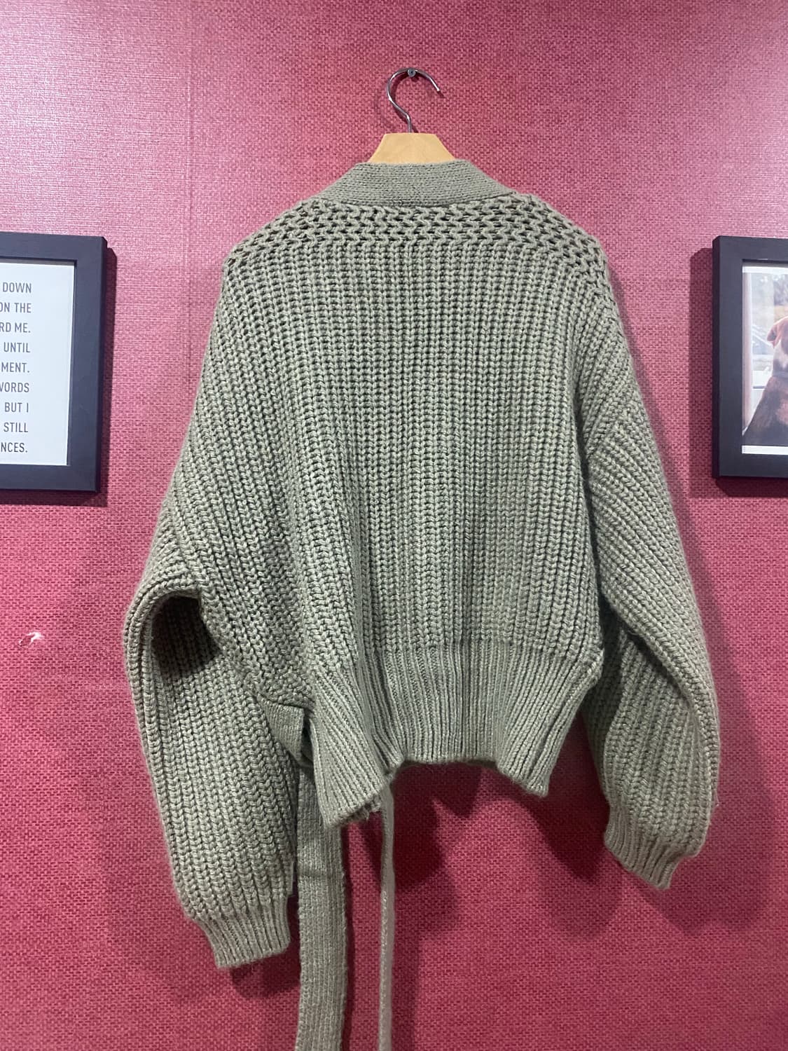 자라 랩 스타일 니트 가디건 S 상품이미지4