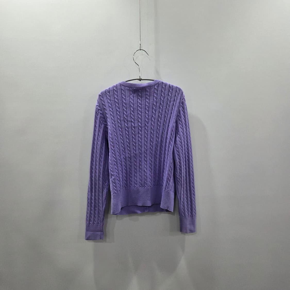 폴로랄프로렌 걸즈 케이블 니트 가디건 연보라 M/8/10 상품이미지5
