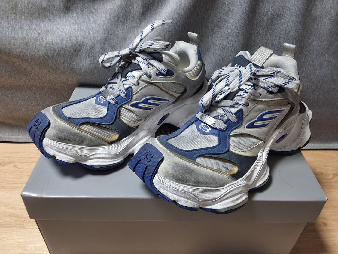 발렌시아가 카고스니커즈 블루 43 상품이미지1