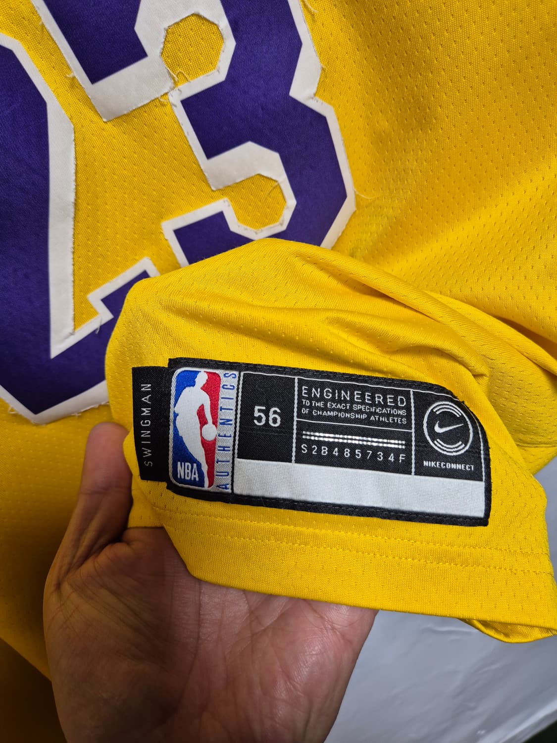 *무료배송*나이키 LA레이커스 23번 르브론 제임스 XXL사이즈 농구져지 상품이미지2