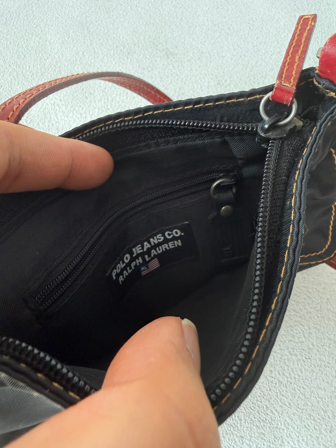 폴로 진스(POLO JEANS) 성조기 비즈 미니백 상품이미지7