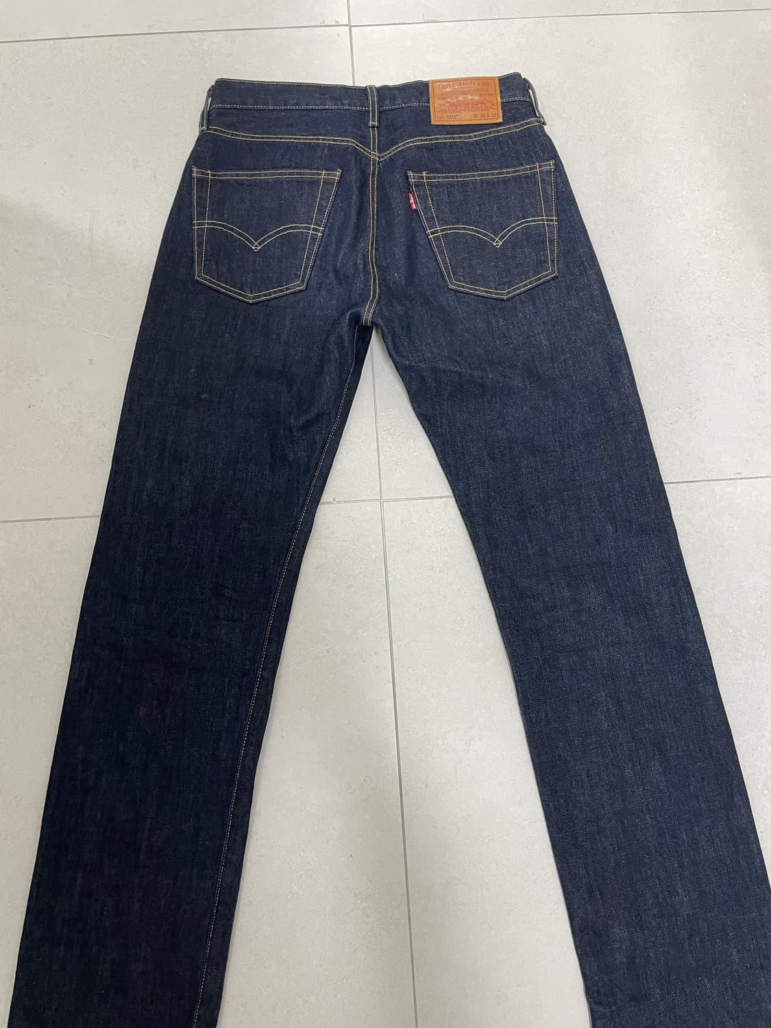 리바이스 501 오리지널 다크 인디고 W30 L32 상품이미지5