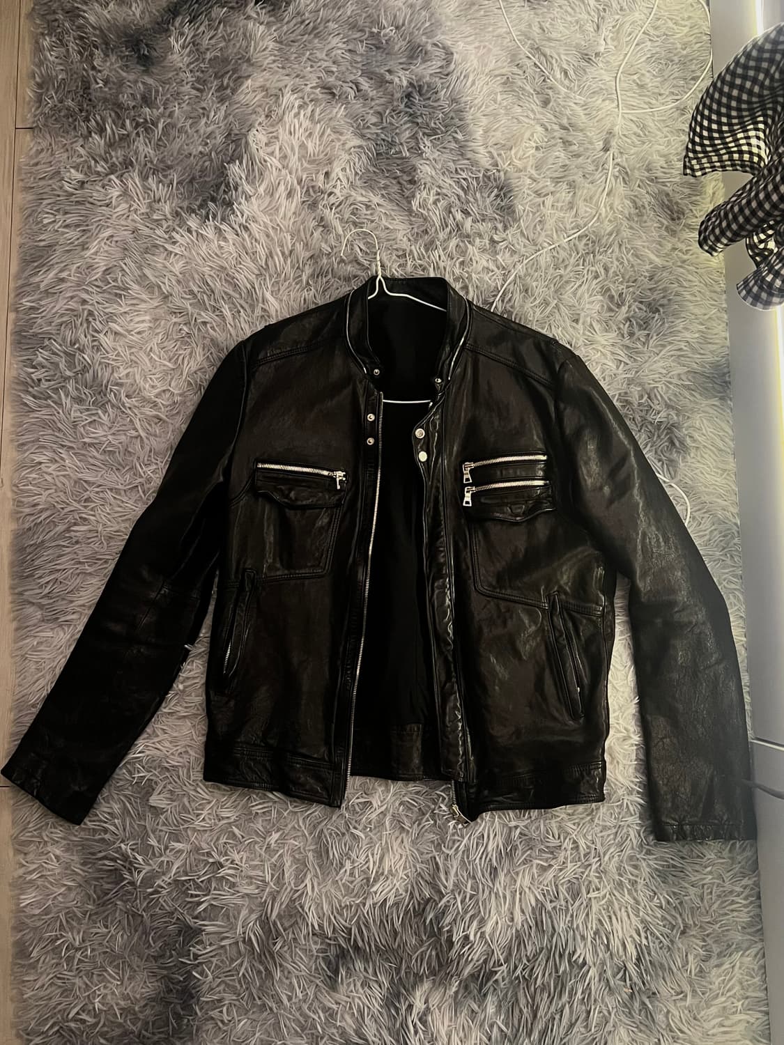 에디 슬리먼맛 레더 램스킨 자켓 상품이미지1