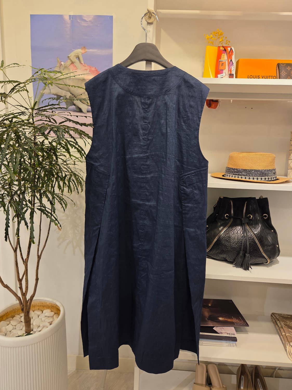 KUHO 구호 린넨 롱 베스트 상품이미지9