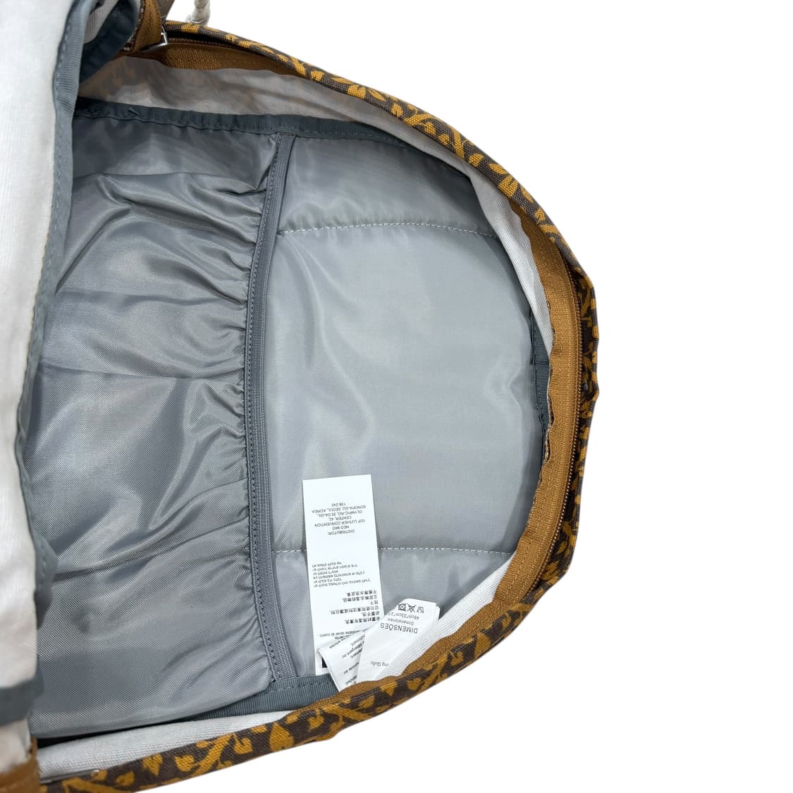 잔스포츠 빈티지 Y2K 패턴 라이트팩 백팩 가방 브라운 상품이미지4