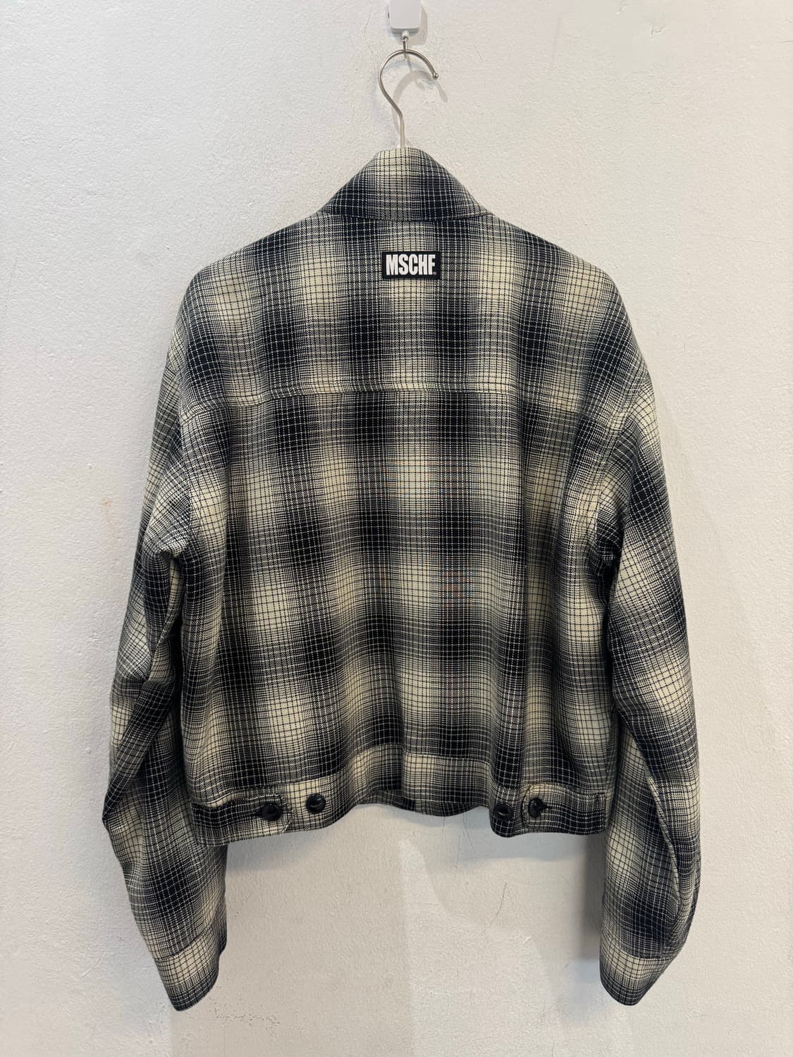 MSCHF Checkboard patterned zip-up jacket 상품이미지2