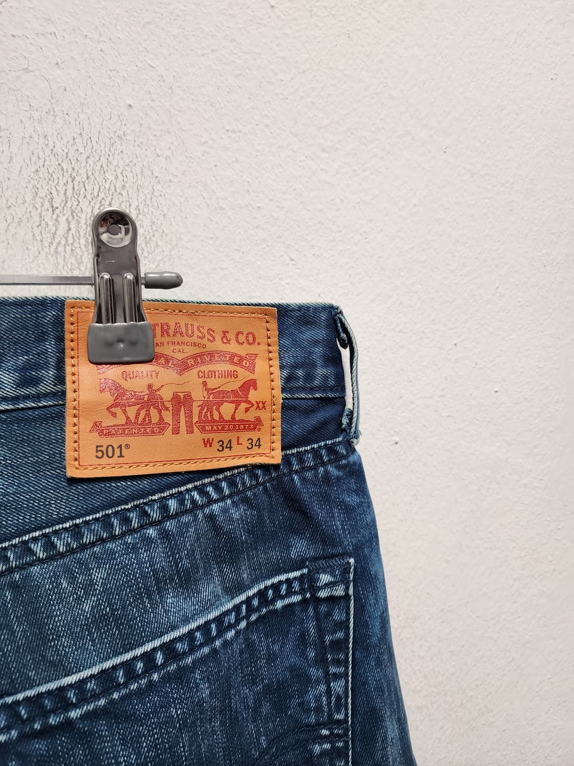 리바이스 501 블루 청바지 상품이미지5